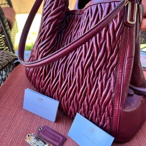 Coach Burgundy Sacthel